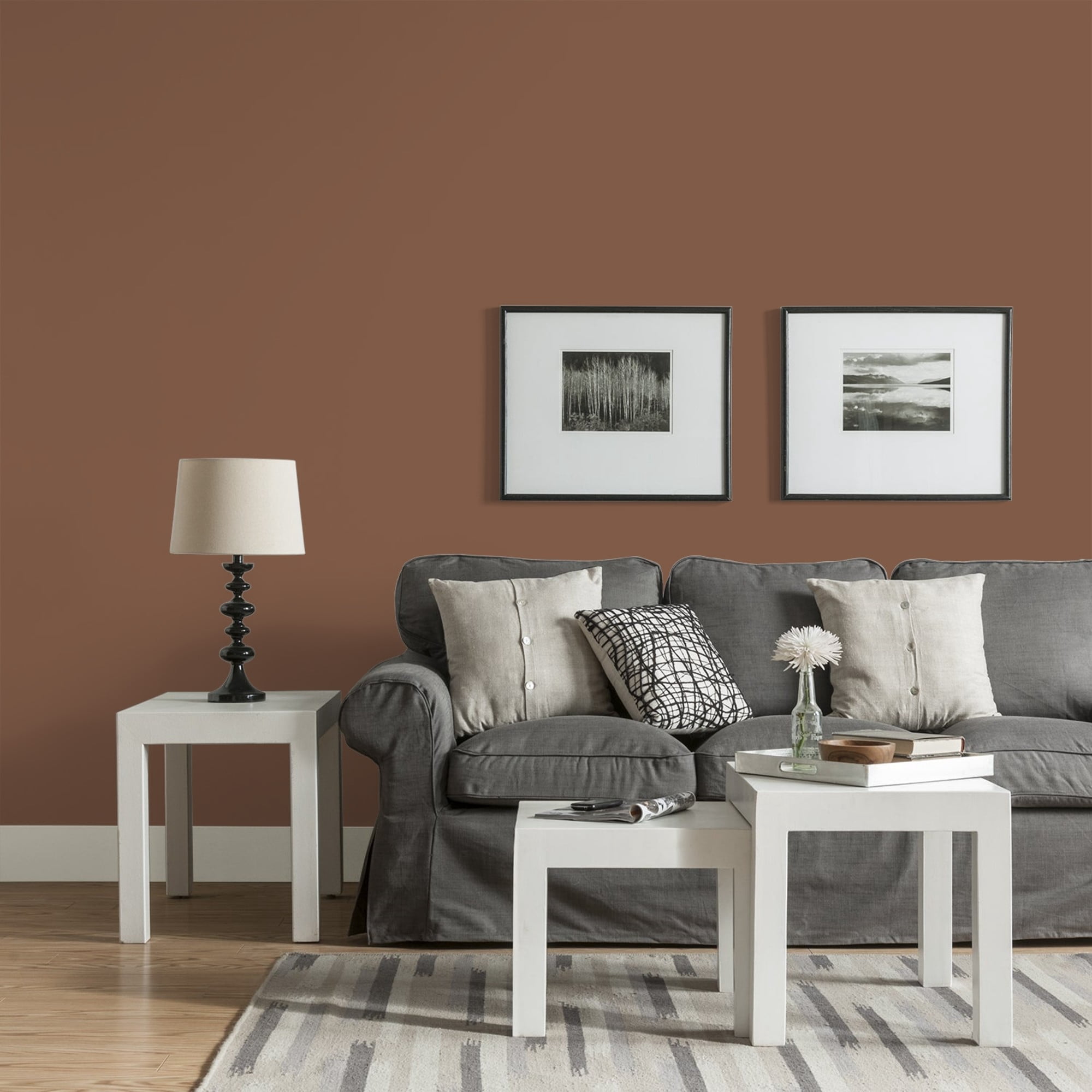 Glidden High Endurance Plus Spiced Cinnamon Eggshell Interior Paint and Primer, 1 Gallon