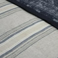 thumbnail image 4 of Rizzy Home Stripe 20" x 36" Natural/Blue Linen King Sham, 4 of 5