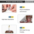 thumbnail image 4 of Coolnut Christmas Sweets Wooden Kitchen Sink Splash Guard 2 Packs Faucet Absorbent Mats Merry Xmas Faucet Handle Drip Catcher Quickly Drying Mat for Kitchen Counter Bathroom, 14.9"x5.5", 4 of 7