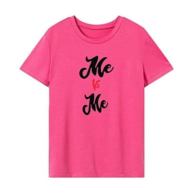 Camiseta para mujer con cuello redondo, ropa deportiva, camiseta básica para ir de compras SG