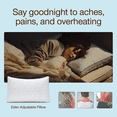 thumbnail image 4 of Coop Sleep Goods Eden Pillow, Queen, Medium-Soft Cooling Gel Foam for Back, Stomach, Side Sleepers, 4 of 8