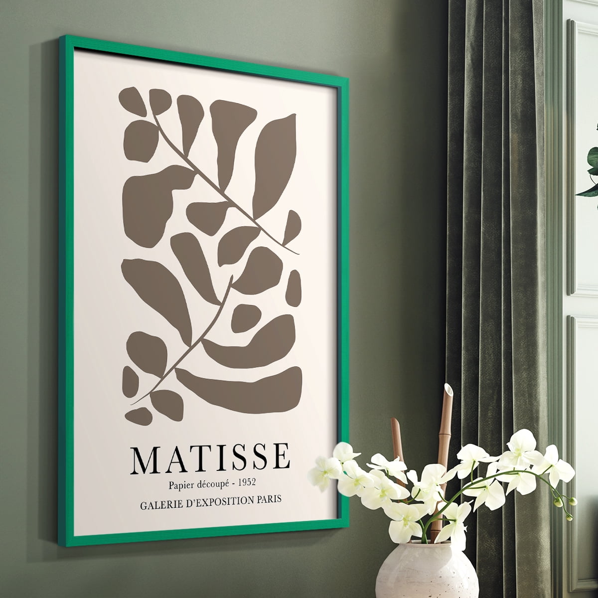 Matisse CCXI in Solid Wood 8 x 10 Framed Print