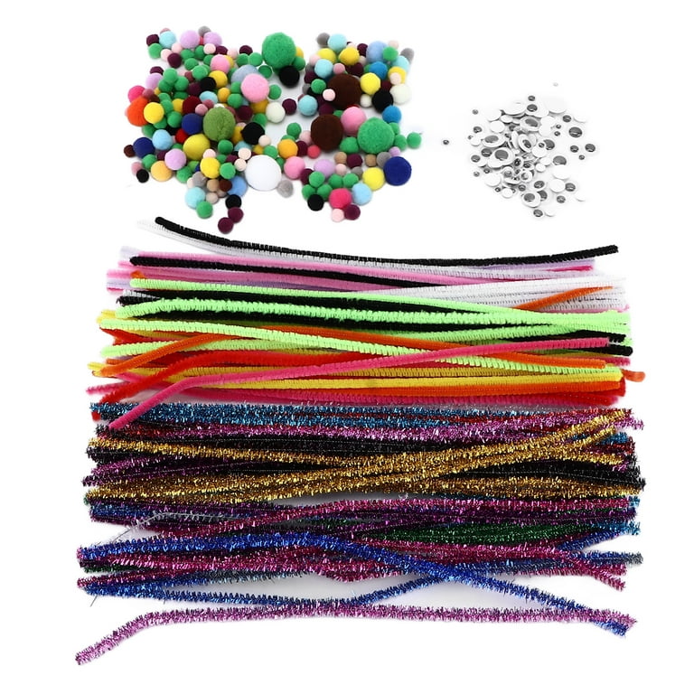 Craft Supplies Bulk, Various Colors Chenille Stems Set For DIY Art Crafts  For Toys 