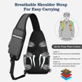 thumbnail image 4 of Crossbody bag, fanny pack for men and women, shoulder bag, hiking backpack, 4 of 4