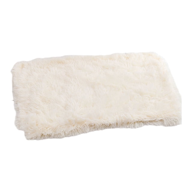 Thinsony Lightweight And Easy To Carry Soft Warm Pet Mat For Small Pets Various Sizes Kitten Throw Blanket white L 1Set