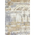 thumbnail image 1 of Ahgly Company Indoor Rectangle Mid-Century Modern Tan Brown Gold Oriental Area Rugs, 2' x 5', 1 of 6