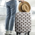 thumbnail image 2 of Brown Bigfoot Pattern Luggage Cover Fashion Suitcase Cover Baggage Covers Fit 25-28 Inch Luggage (Go Travel), 2 of 5