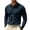 A-Navy1400, variant on Bibifish Mens Polo Shirts Long Sleeve Waffle Knit Casual Shirts Breathable Classic Fit Daily Wear Tops