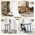 thumbnail image 3 of Adjustable Standing Desk for Walking Pad Treadmill, Desk for Bike/Cycling, Stand Table for Treadmill Walking Pad, Bike/Walking Pad/Treadmill Trainer Desk Stand, Attachment, Bar for Walking Pad, 3 of 15