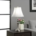 thumbnail image 2 of ORE International 24.5" Serge Satin Nickel Metal Table Lamp, 2 of 2