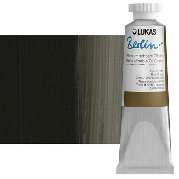 Lukas Berlin Artist Water Mixable Oil Paint Colors, Solvent Free,