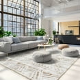 thumbnail image 5 of SIXHOME 9'x12' Area Rugs for Living Room Washable Rugs Boho Large Area Rug Modern Geometric Neutral Living Room Rug Carpet Soft Rugs for Bedroom Dining Room Office Home Decor Taupe, 5 of 8