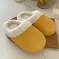 thumbnail image 7 of Fesfesfes Women Slip On Shoes Winter Indoor Soft Soles Cotton Slippers Gooses Eggs Shoes Bedroom Warm Cotton Shoes Plush Slippers Ladies Cotton Slippers 6.5-7(38-39), 7 of 7