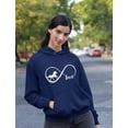 thumbnail image 3 of Infinite Love Horse Tstars Women's Hoodie - Perfect Gift for Horse Lovers - Comfortable Equestrian-Themed Apparel - Ideal for Birthdays & Christmas - Durable Women's Hoodie with Graphic Print, 3 of 6