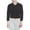 Black, variant on Yemak Women's 3/4 Sleeve Button Down Collar Sweater Cardigan Knitted Jacket MK8281
