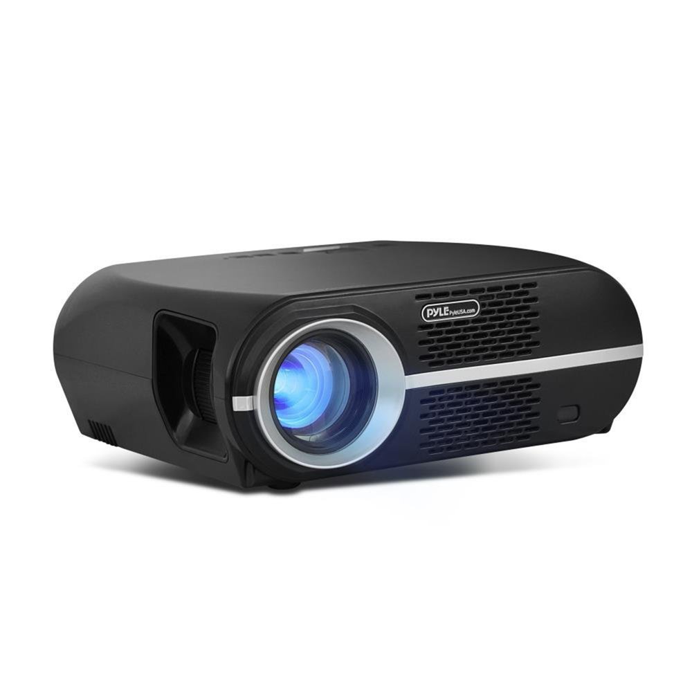 Pyle Video Projector 5.8â€ LCD Panel LED Lamp Cinema Home Theater w