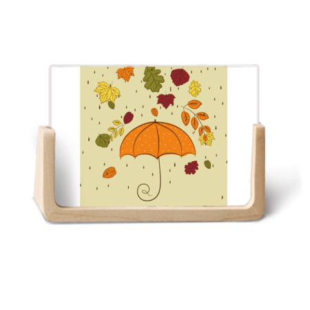 umbrella rain weather drip Photo Wooden Photo Frame Tabletop Display