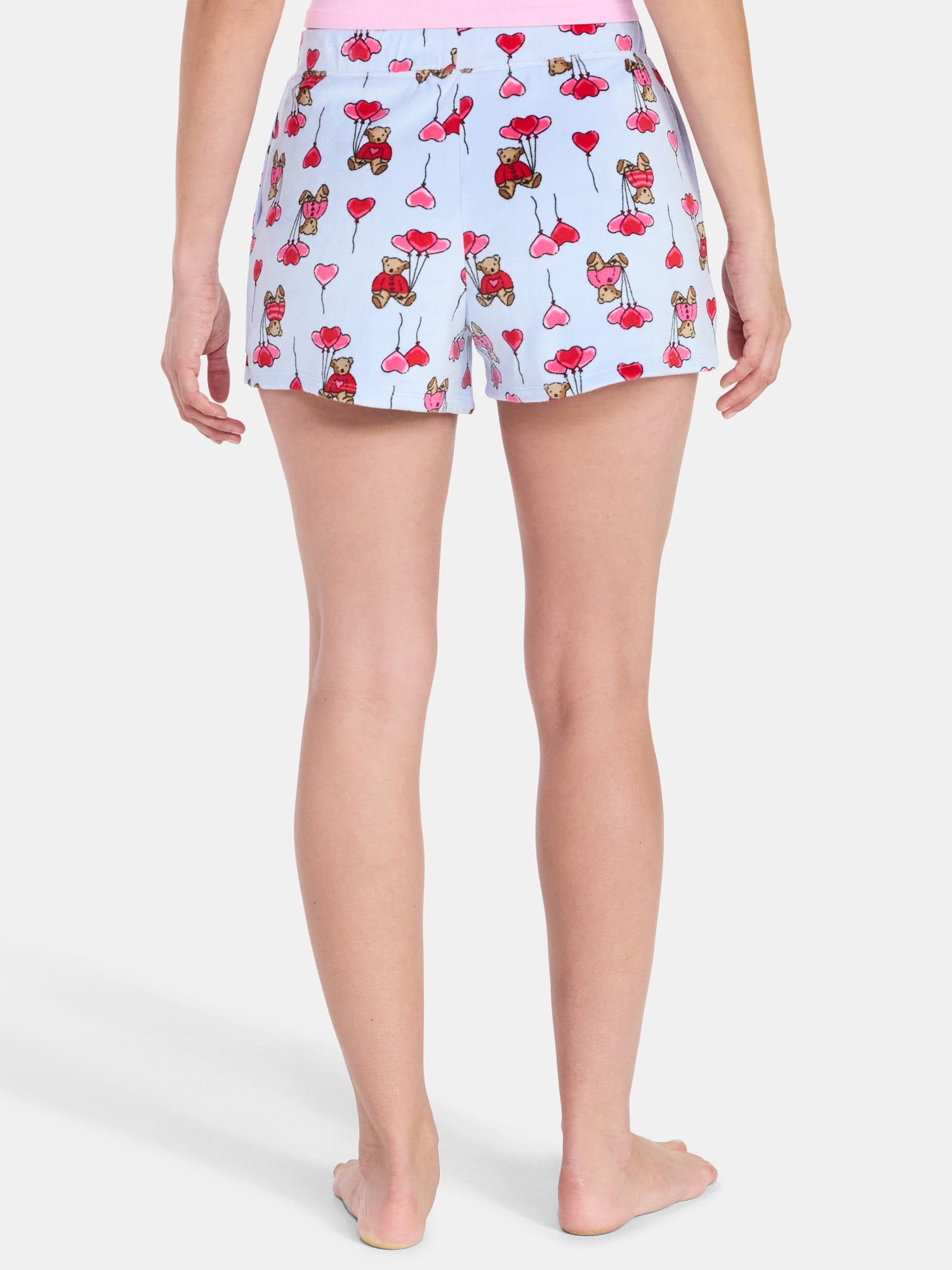 Valentine's Day Women's Sleep Shorts from Way to Celebrate, 2-Pack, Sizes XS-3X