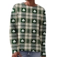 thumbnail image 6 of St Patricks Day Sweater Women Long Sleeve Crewneck Irish Oversized Pullover Plus Size Sweater, 6 of 8