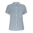 thumbnail image 5 of ZJXFGS Ladies Blouses Ladies Tops Fringe Tops for Women Cute Blouses for Women Women'S Shirts Womens' Tops Tees & Blouses Plus Size Women Blouses Gray XL, 5 of 9
