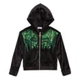 thumbnail image 1 of Beautees Big Girls Sequined Hoodie (Black, M), 1 of 1