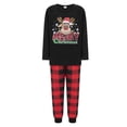 thumbnail image 1 of Argulvti Family Matching Christmas Pajama Set, Reindeer Letter Printed Long Sleeve Tops Elastic Waist Pants 2 Pcs Set, 1 of 7