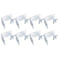 thumbnail image 3 of Miangastore 8Pcs Iron Practical Curtain L Brackets Curtain Side-mounted Brackets for Home, 3 of 9