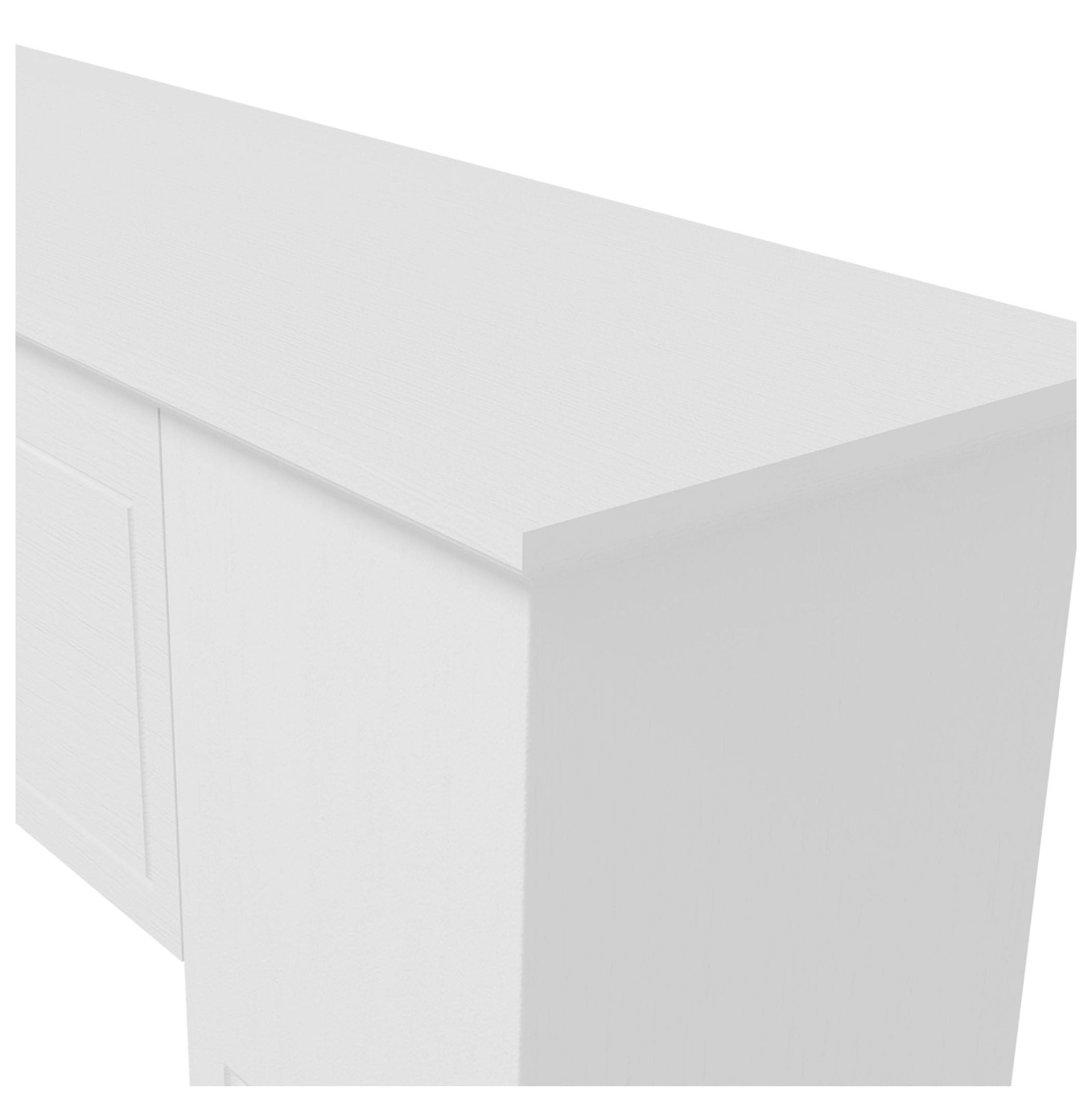 Fir Wood Fireplace Mantel Surround 44.75", Distressed White, Freestanding Electric Fireplace, Living Room Decor