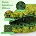 thumbnail image 4 of Costway 12 PCS Faux Green Moss Panels with Insertable Branches Stable X-shaped structure Light Green, 4 of 9