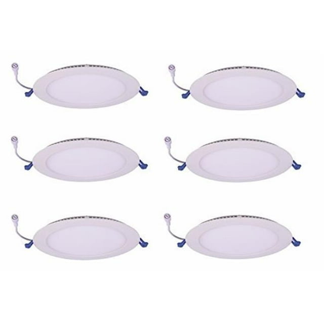Elitco Lighting SMR81840K-6PK Plafonnier 18W - Pack de 6