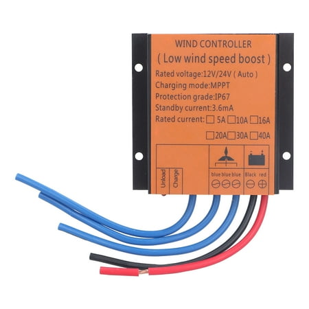 

Octpeak Wind Turbine Controller Winds Charge Regulator 12V 24V Auto Recognition With LED Indicator For Power Generation System