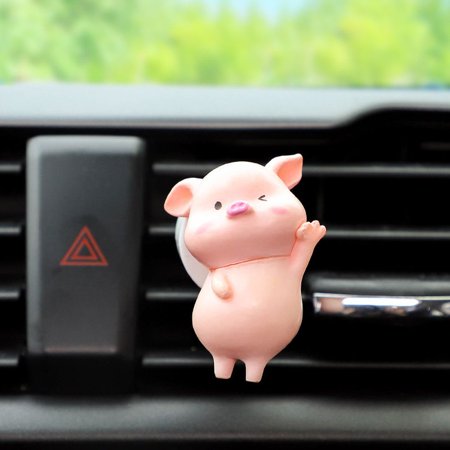 New Cute Pig Decoration Accessories Air Conditioning Outlet Perfume Clip Aromatherapy Car Air Freshener 03#