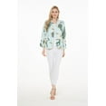 thumbnail image 5 of Women Light Weight Rayon Casual Open Front Jacket Cardigan Wispy Cereus Light Blue Medium, 5 of 5