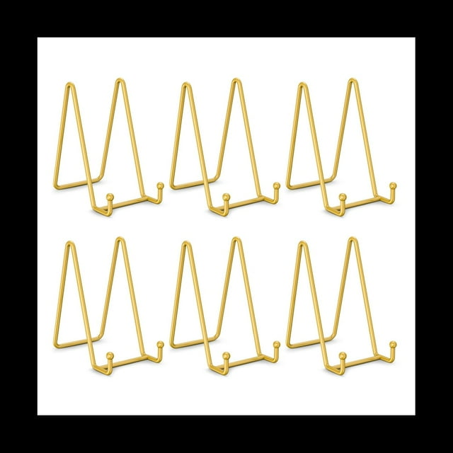 Soportes para Platos para ExhibicióN: Soporte para Platos de 6 Pulgadas + Soporte para de Metal para Platos Decorativos, Caballete para Fotos