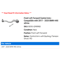 thumbnail image 2 of Front Left Forward Control Arm - Compatible with 2017 - 2020 BMW 440i xDrive 2018 2019, 2 of 2