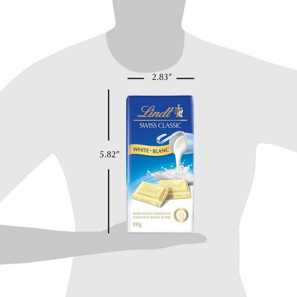 Chocolat Blanc Lindt Suisse Classic 100g - Produits alimentaires en ligne