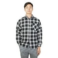 thumbnail image 6 of Men's Casual Long Sleeve Plaid Shirt Plaid Shirt Mens Button Down Shirt Workshirt Tops, 6 of 9