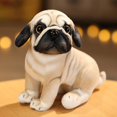 thumbnail image 2 of nTRIUQJ Lifelike Stuffed Animal Toy Realistic Pet Dog Soft Cuddly Puppy Doll for Children H, 2 of 4