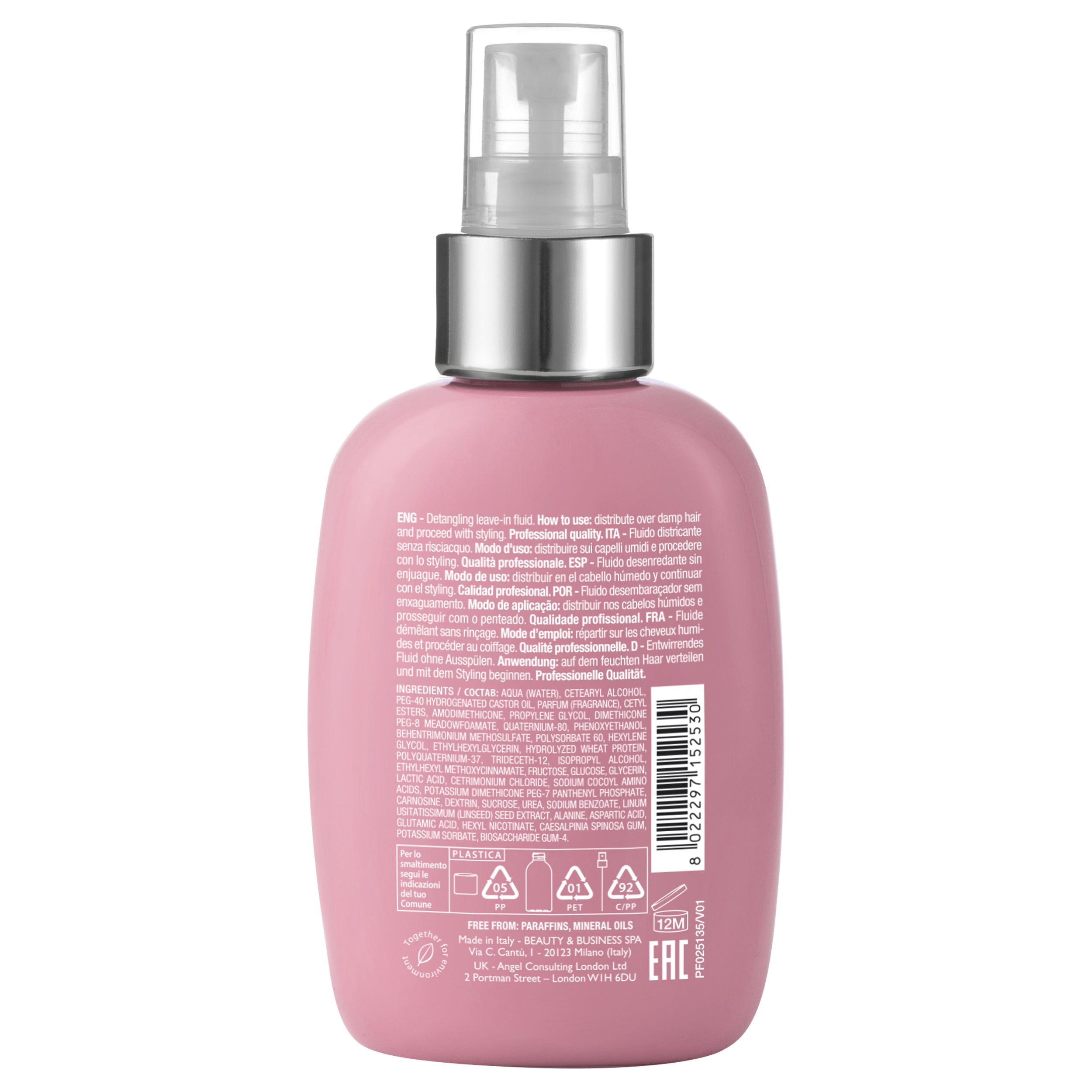 Alfaparf Milano Semi Di Lino Moisture Nutritive Detangling Fluid 4.23 oz