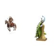 thumbnail image 1 of Escultura acrílica de caballero, centro de mesa, impermeable, decoración para el hogar, adorno de escritorio con base, ideal para la entrada, 1 of 8