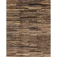 thumbnail image 1 of Ahgly Company Indoor Rectangle Abstract Bakers Brown Abstract Area Rugs, 2' x 4', 1 of 6