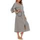 thumbnail image 1 of Camisón de mujer, camisón de rayas para mujer, elegante camisón de rayas, camisón de cuello redondo, fiel a su promesa, 1 of 6