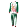 thumbnail image 4 of Fiomva Family Matching Christmas Pajamas Set Xmas Long Sleeve Sleepwear Nightwear For Couples Kids Baby, 4 of 10