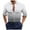 White, variant on Dagugfen Mens Shirts Button up Long Sleeve Slim Lightweight Gradient Color Business Casual Work Tops