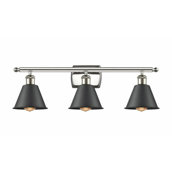 Innovations Lighting - Smithfield - 3 Light Bath Vanity In Industrial Style-10.5