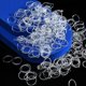 thumbnail image 1 of 5000pcs Clear Rubber Bands: Thick Hair High Elasticity Ties - Strong And Durable Elastic Bands For Women - Perfect For Sports Travel And Daily Use, 1 of 3