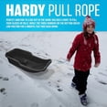 thumbnail image 4 of Slippery Racer Downhill Sprinter Flexible Kids Toddler Plastic Cold-resistant Toboggan Snow Sled With Pull Rope And Handles -25 Inch, 4 of 5