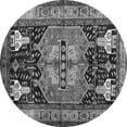 thumbnail image 1 of Ahgly Company Indoor Round Abstract Gray Contemporary Area Rugs, 5' Round, 1 of 1