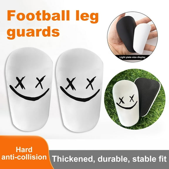 tasrioml Mini Shin Guards for Soccer EVA Cushioning Anti-Collision Shin Pads Calf Protection Gear for Football Training Competitions