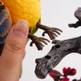 thumbnail image 4 of Voice Activated Singing Parrot Toy, Interactive Animated Bird with Sound & Motion, Realistic Melodies, Pen Holder fo Desk Decor, Educational Gift (7.1" x 6.3" x 4.3"), 4 of 10